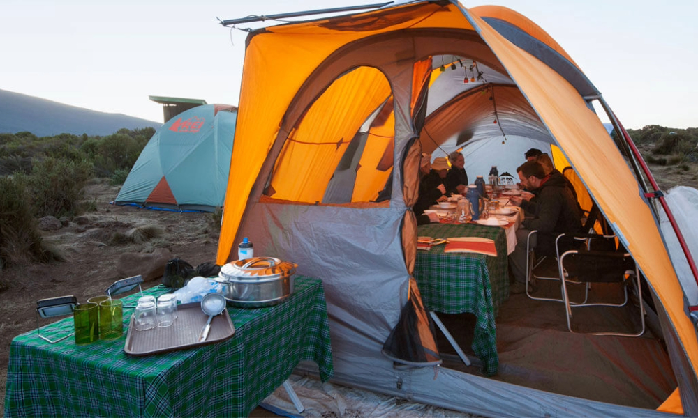 Accommodation and Meals on Kilimanjaro